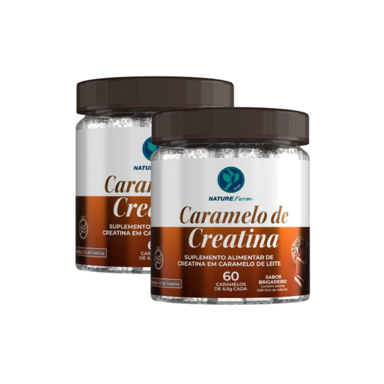 Combo 2 Caramelo de Creatina (sabor brigadeiro)