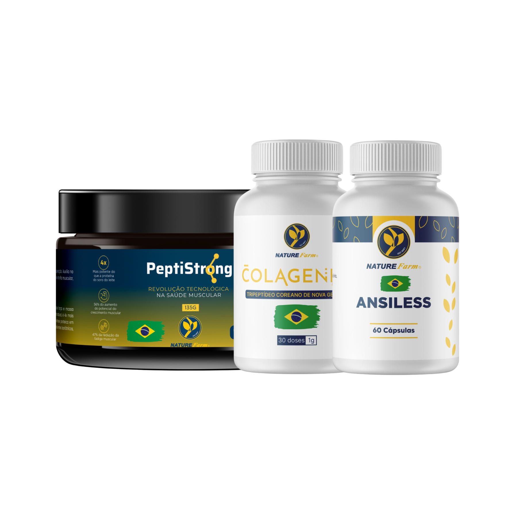 Performance Campeã (PeptiStrong + Colagenew™ + Ansiless®)